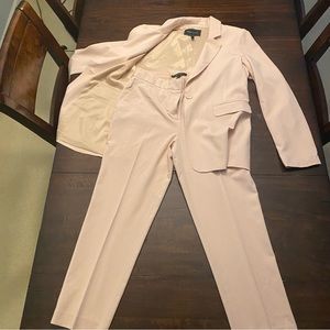 BCBGMAXAZARIA suit in Blush.  Medium jacket and size 8 pant